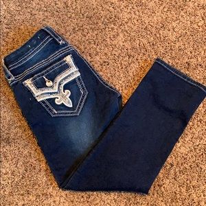 Rock Revival Cropped Jeans.
